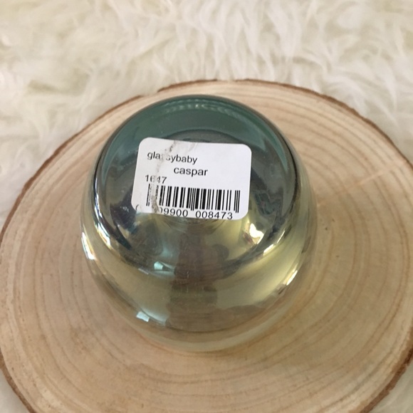 ❌SOLD❌ Blue & Gold Exotic glassybaby Votive - Picture 3 of 8